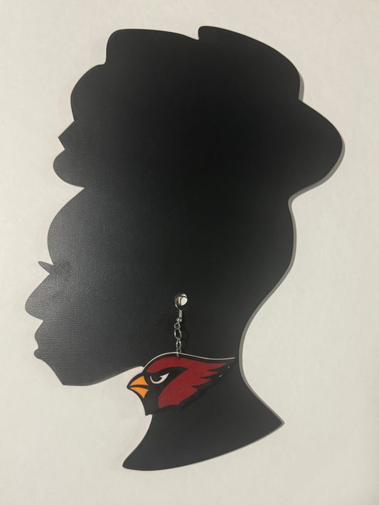 Cardinal Earrings